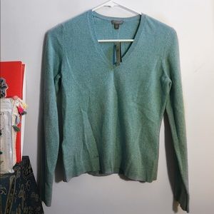 Ann Taylor | V Neck Sweater NWT Light Blue SZ S